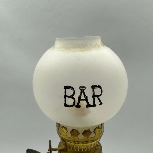 Vintage 1960's Hobo Bar Figurine 7.5" Tall Man Cave Decor Oil Lamp‎ Post Ceramic - Picture 2 of 13